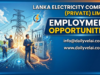 LANKA ELECTRICITY COMPANY (PRIVATE) LIMITED Employment Opportunities