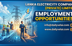 LANKA ELECTRICITY COMPANY (PRIVATE) LIMITED Employment Opportunities LANKA ELECTRICITY COMPANY (PRIVATE) LIMITED Employment Opportunities