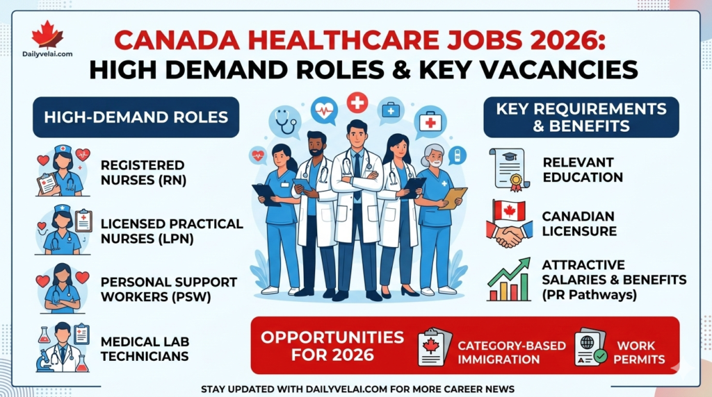Canada Healthcare Jobs 2026: Urgent Vacancies for Nurses, Caregivers & Medical Staff