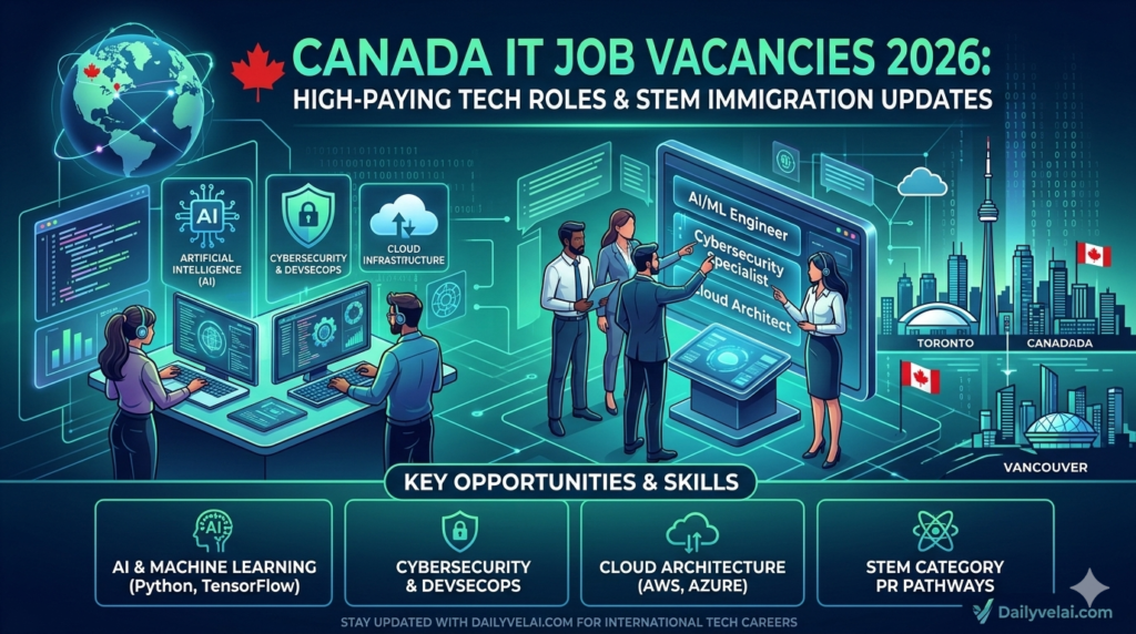 Canada IT Job Vacancies 2026: High Paying Tech Roles and STEM Immigration Updates 1 Canada IT Job Vacancies 2026: High Paying Tech Roles and STEM Immigration Updates