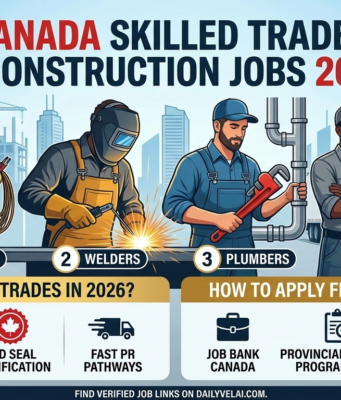Canada Skilled Trades Jobs 2026: High-Demand Roles for Electricians, Welders, and Drivers | DailyVelai.com