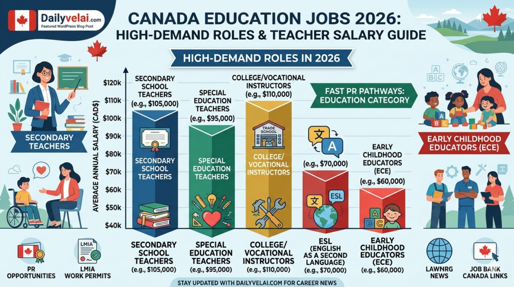 Canada Education Jobs 2026: Urgent Hiring for Teachers and Early Childhood Educators (ECE) 1 Canada Education Jobs 2026: Urgent Hiring for Teachers and Early Childhood Educators (ECE)