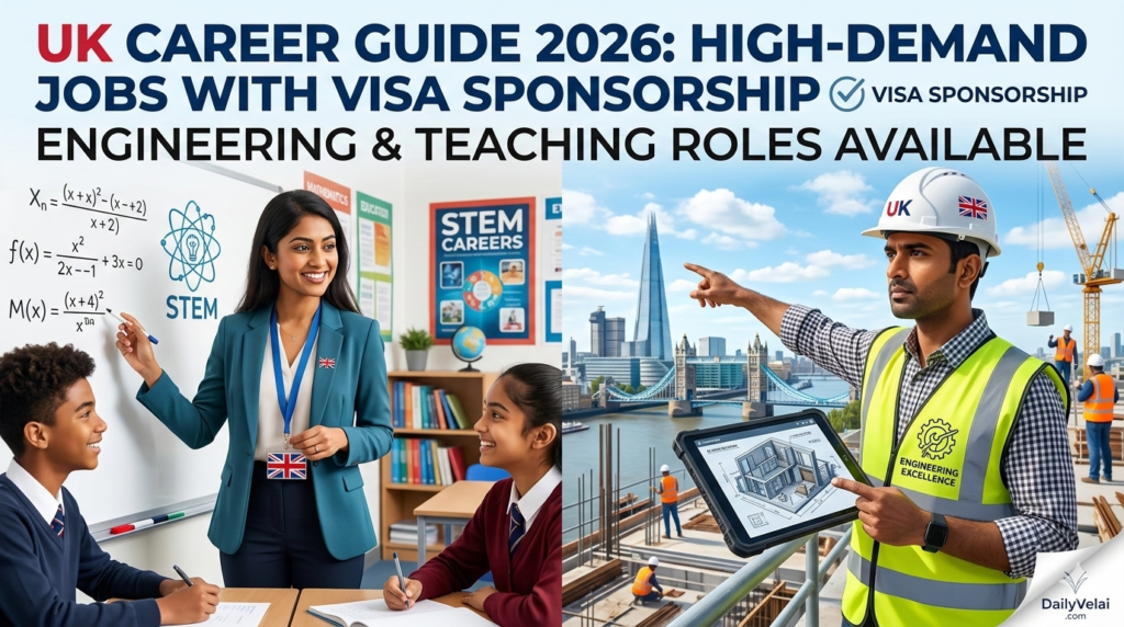 UK Visa Sponsorship Jobs 2026: High-Demand Roles in Engineering & Education 1 UK Visa Sponsorship Jobs 2026: High-Demand Roles in Engineering & Education