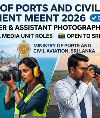 Ministry of Ports and Civil Aviation Recruitment 2026: Photographer & Assistant Photographer Vacancies Ministry of Ports and Civil Aviation Recruitment 2026: Photographer & Assistant Photographer Vacancies