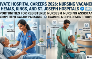 Private Hospital Careers 2026: Nursing Vacancies at Hemas, Kings, and St. Joseph Hospitals