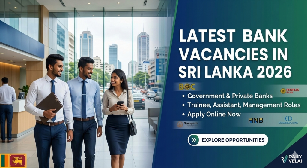 Latest Bank Vacancies in Sri Lanka 2026: Apply Now for Government & Private Banks