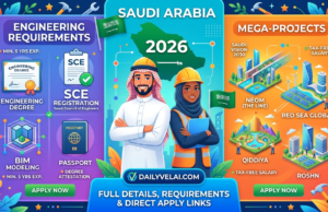 Saudi Arabia Mega Projects 2026: Construction & Engineering Jobs Apply for NEOM, Red Sea Global, and Qiddiya. Full details on engineering requirements, SCE registration, and direct apply links for Saudi Giga-projects in 2026.