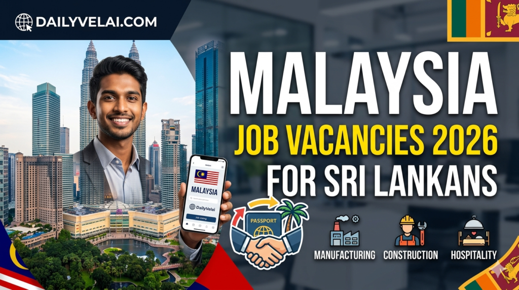 Malaysia Job Vacancies for Sri Lankans