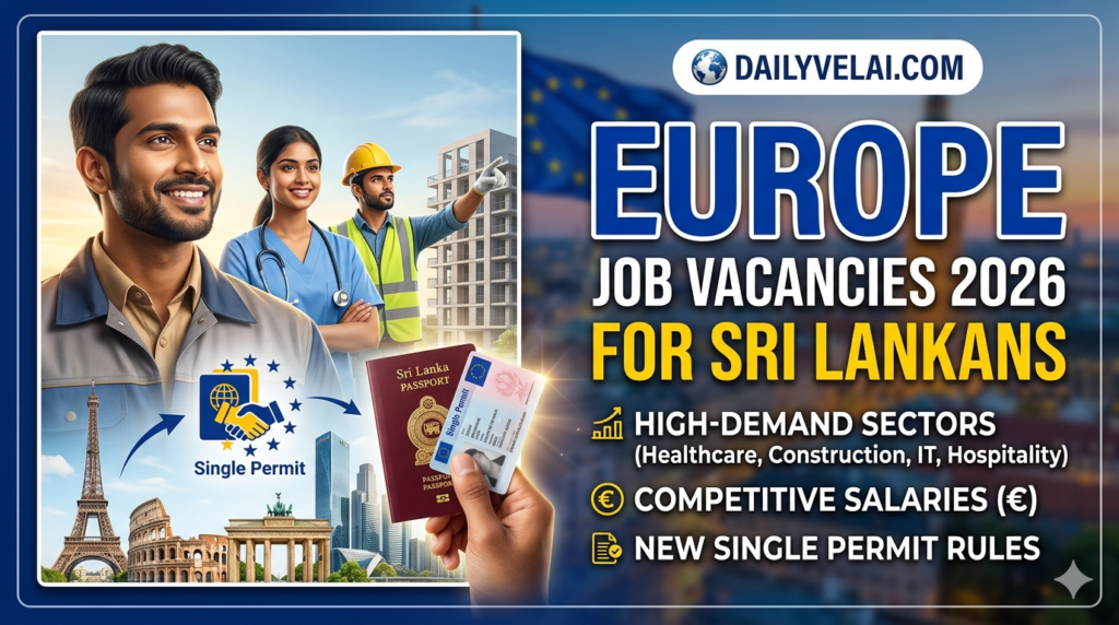 Europe Job Vacancies for Sri Lankans 2026