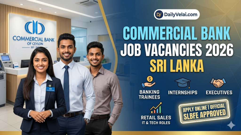 Commercial Bank of Ceylon Job Vacancies
