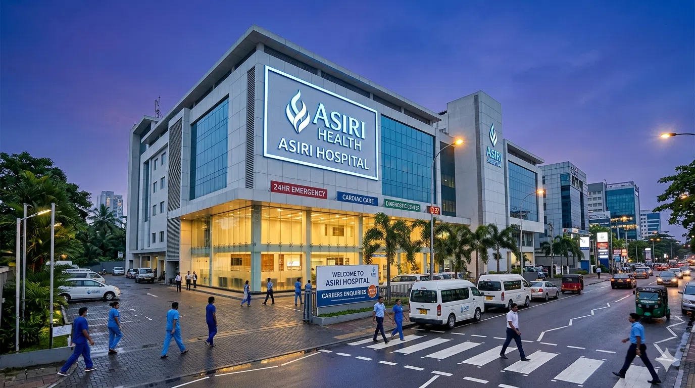 Private Sector Healthcare Vacancies in Sri Lanka –  Asiri Group of Hospitals