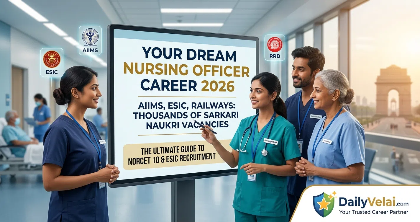 Indian Government Nursing Officer Vacancies