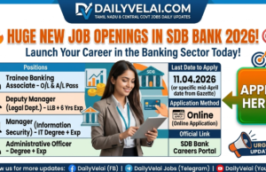 SDB Bank Recruitment 2026: