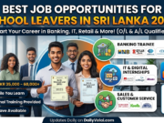 Best Jobs for School Leavers in Sri