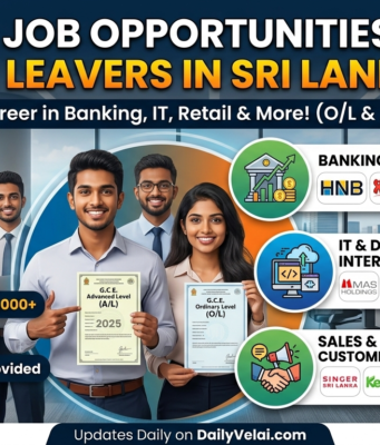 Best Jobs for School Leavers in Sri Lanka 2026 | Bank & Private Sector Vacancies Best Jobs for School Leavers in Sri