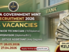 India Government Mint Recruitment 2026: 94 Vacancies for Supervisor, Technician & Assistant Posts – Apply Online Now! India Government Mint Recruitment 2026: 94 Vacancies