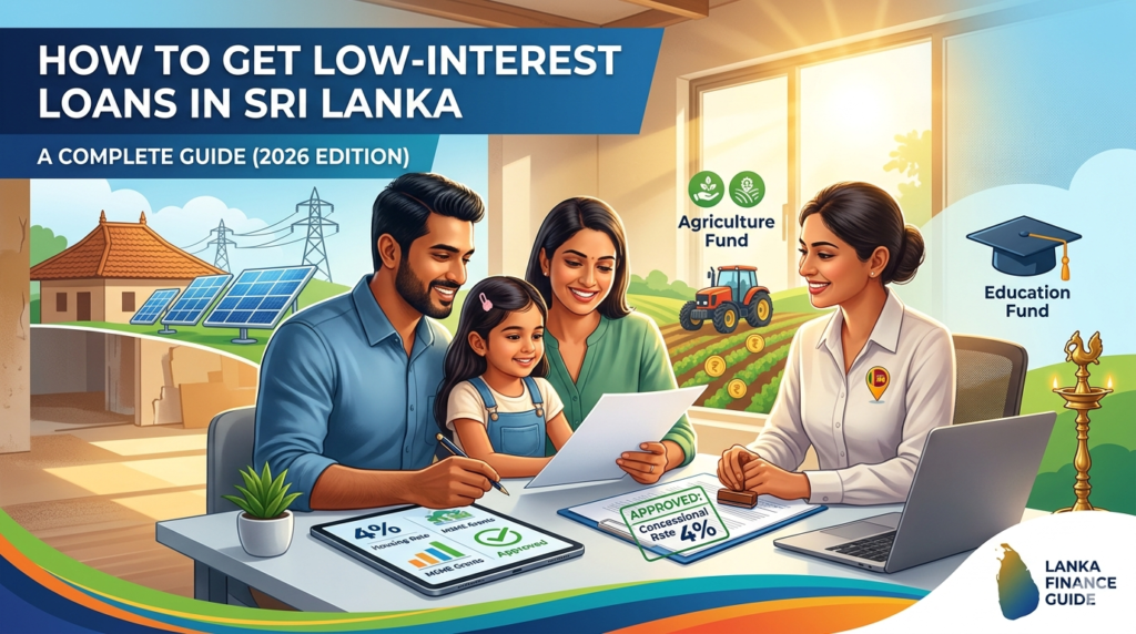 How to Get Low-Interest Loans in Sri Lanka: A Complete Guide for 2026 1 How to Get Low-Interest Loans in Sri Lanka