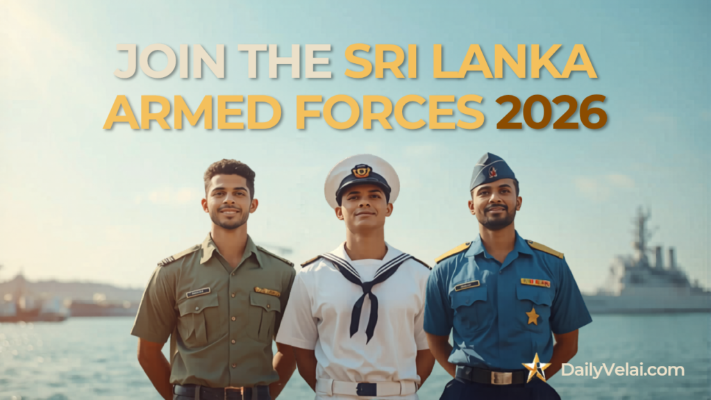 Sri Lanka Armed Forces Recruitment 2026