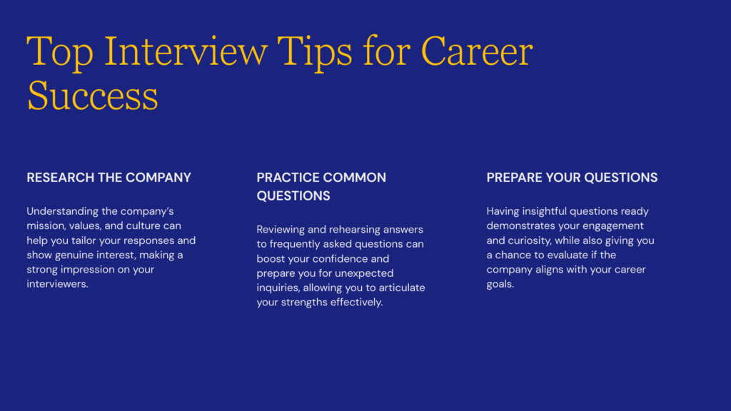 Mastering Your Interview: Top Tips for Career Success in 2026 3 Mastering Your Interview: Top Tips for Career Success in 2026