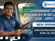 Government Driver Vacancies in Sri Lanka 2026