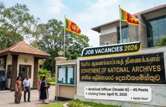 Department of National Archives Vacancies 2026 – Apply Now