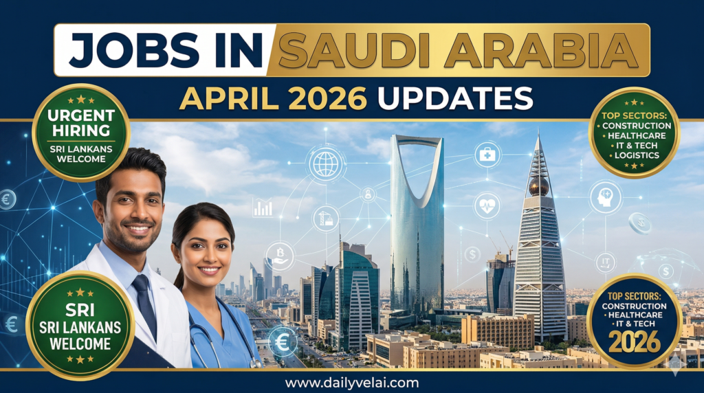 latest job vacancies in Saudi Arabia 2026 – Opportunities for Sri Lankans