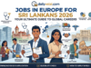 Jobs in Europe for Sri Lankans 2026: Your Complete Roadmap to a Dream Career Jobs in Europe for Sri Lankans 2026: Your Complete Roadmap to a Dream Career