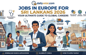 Jobs in Europe for Sri Lankans 2026: Your Complete Roadmap to a Dream Career Jobs in Europe for Sri Lankans 2026: Your Complete Roadmap to a Dream Career