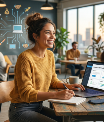 Finding freelance work can help you open up new career paths. Finding freelance work can help you open up new career paths.