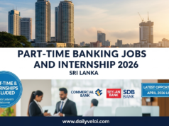 Part-Time Banking Jobs and Internships in Sri Lanka – April 2026