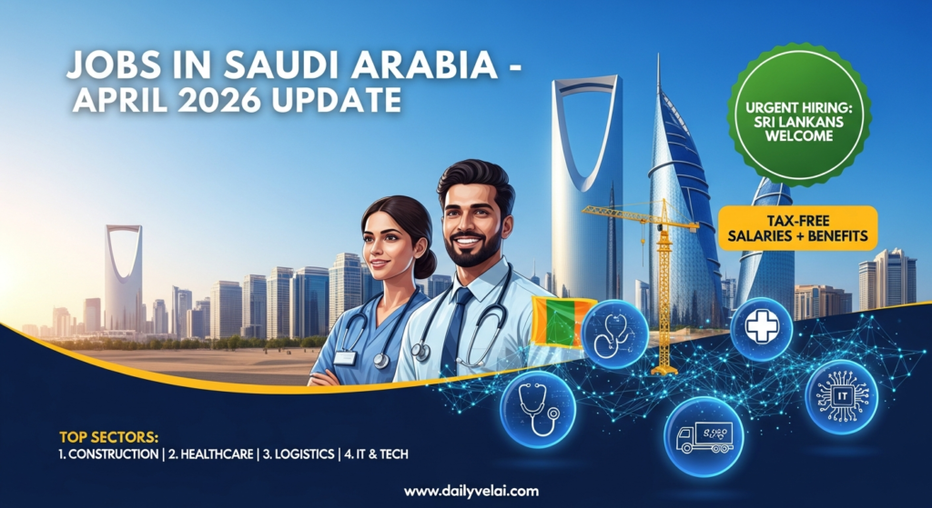 latest job vacancies in Saudi Arabia 2026 – Opportunities for Sri Lankans
