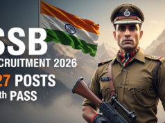 SSB Constable Recruitment 2026: 827 Vacancies, Eligibility, Salary, and Full Notification Details SSB Constable Recruitment 2026