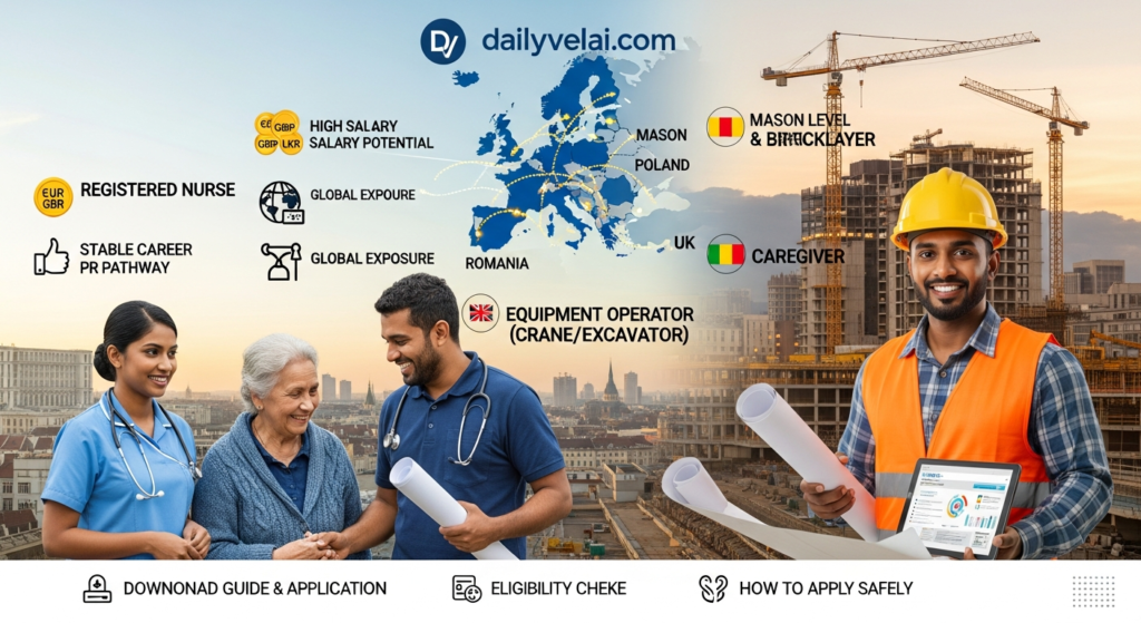 Construction Work in Europe: The Ultimate 2026 Career Guide for Sri Lankans