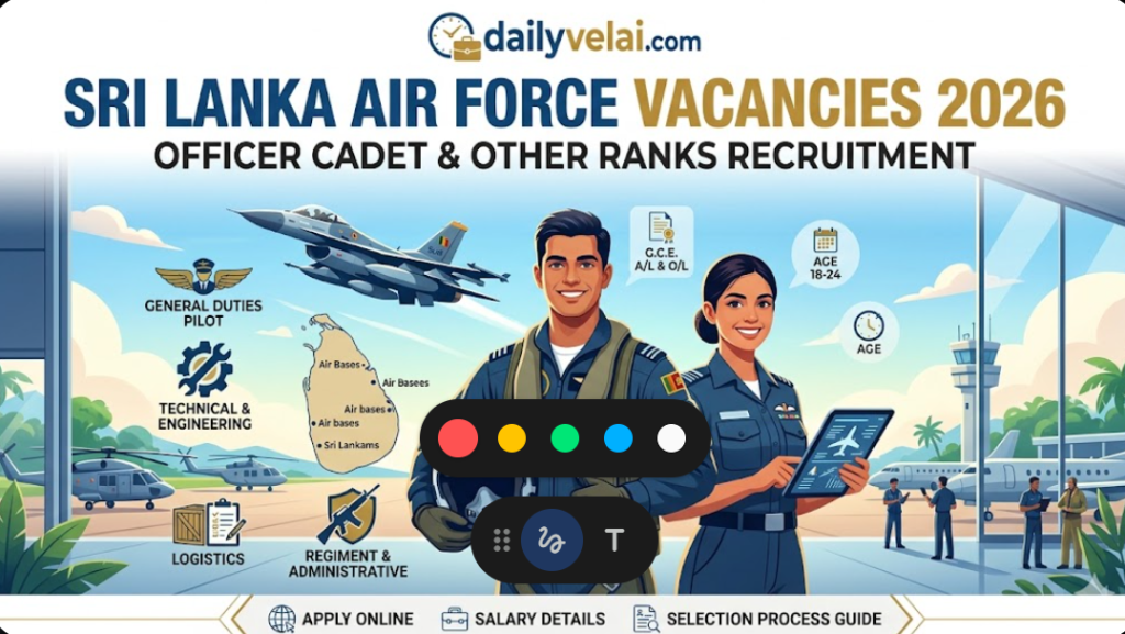 Sri Lanka Air Force Vacancies 2026: Your Ultimate Guide to Joining the SLAF 3 Sri Lanka Air Force Vacancies 2026: Your Ultimate Guide to Joining the SLAF