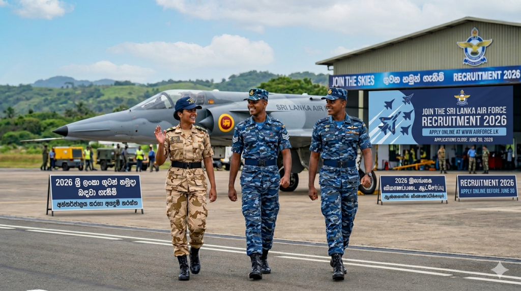 Join the Sri Lanka Air Force (SLAF): Recruitment 2026 – Apply Online Before June 30!