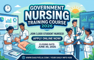 Government Nursing Training Course 2026: Ministry of Health Invites Applications! Full Details Inside Government Nursing Training Course 2026