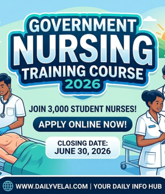 Government Nursing Training Course 2026: Ministry of Health Invites Applications! Full Details Inside Government Nursing Training Course 2026